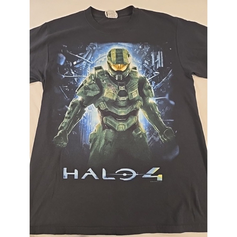 Vintage 2012 Halo 4 Video Game Xbox 360 Promo T-Shirt Size Medium